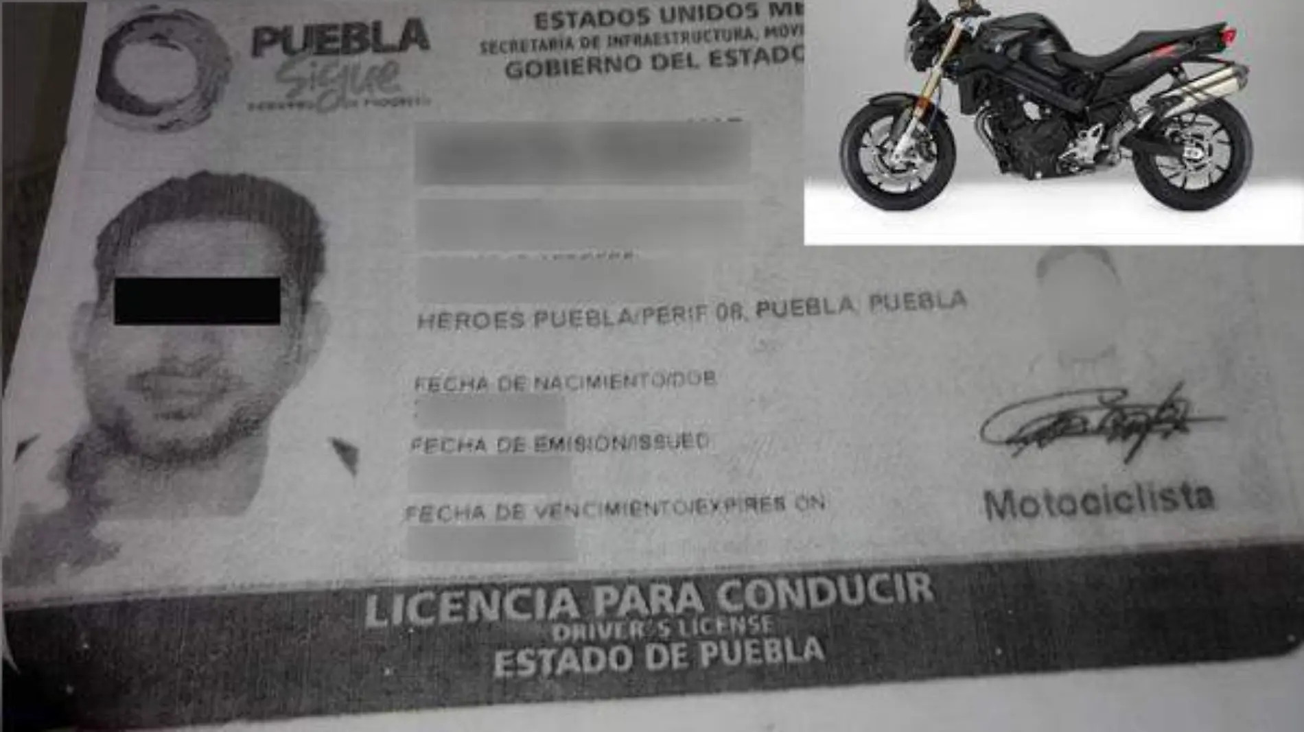 se lleva motocicleta